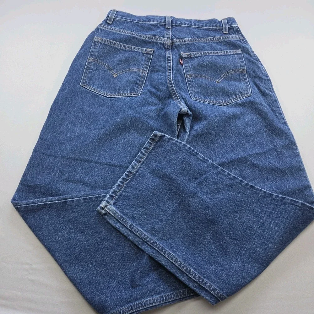 VTG Y2K Levi's 570 Baggy Fit  Student Blue Jeans 100% Cotton  29x30